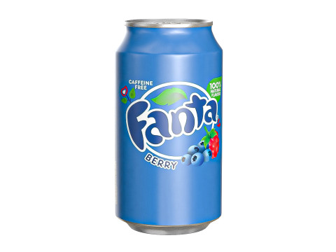 Fanta Berry Drink Can 355ml 11 3D Model