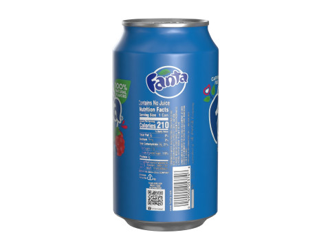 Fanta Berry Drink Can 355ml 11 3D Model