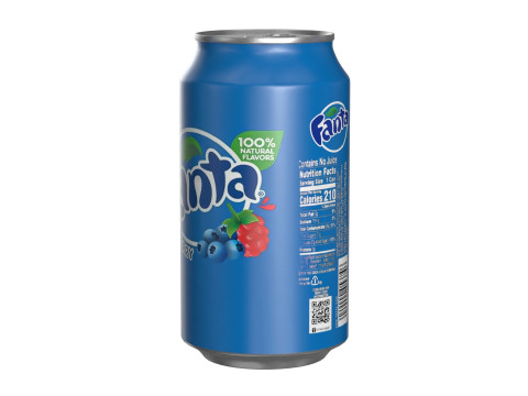 Fanta Berry Drink Can 355ml 11 3D Model