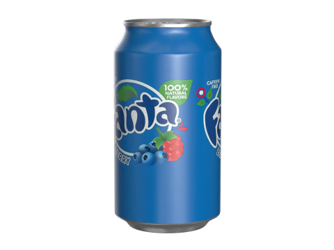 Fanta Berry Drink Can 355ml 11 3D Model