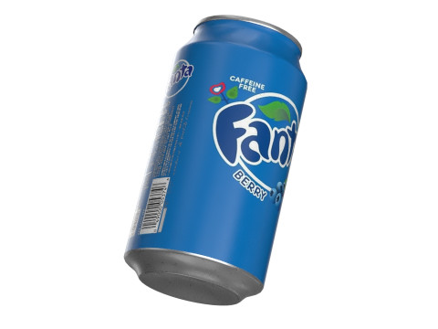 Fanta Berry Drink Can 355ml 11 3D Model