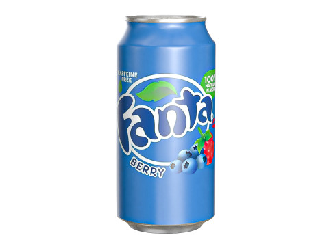 Fanta Berry Drink Can 375ml 12 3D Model