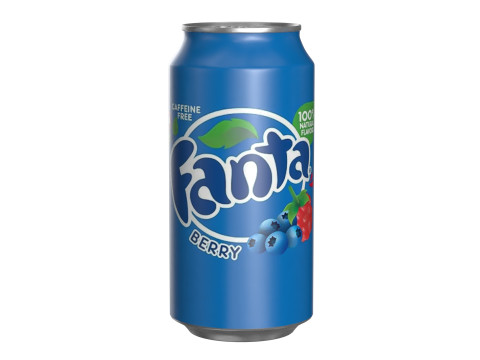 Fanta Berry Drink Can 375ml 12 3Dモデル