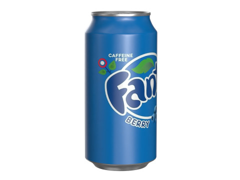 Fanta Berry Drink Can 375ml 12 3Dモデル