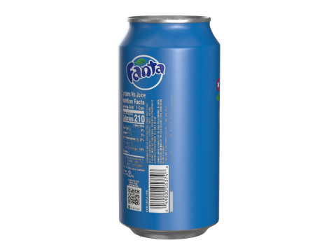 Fanta Berry Drink Can 375ml 12 3Dモデル