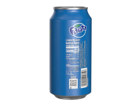 Fanta Berry Drink Can 375ml 12 3Dモデル
