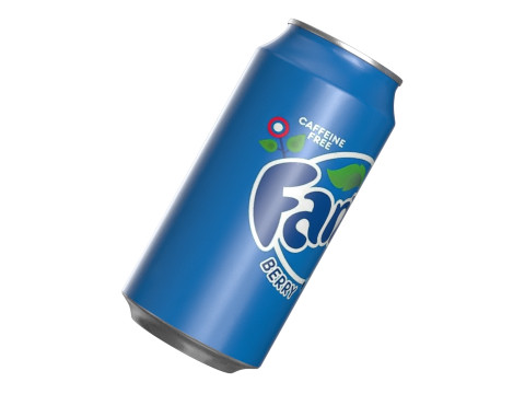 Fanta Berry Drink Can 375ml 12 3Dモデル