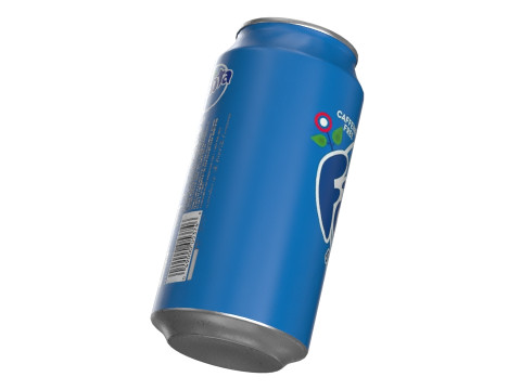 Fanta Berry Drink Can 375ml 12 3Dモデル