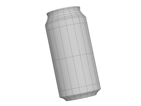 Fanta Berry Drink Can 375ml 12 3Dモデル