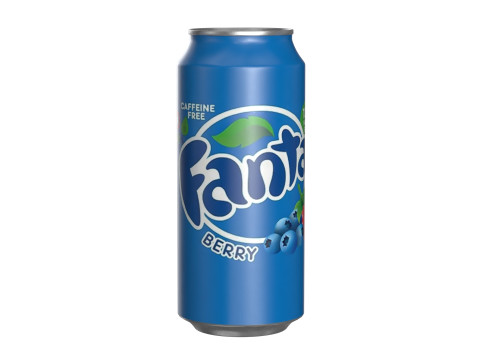 Fanta Berry Drink Can 473ml 13 3D Model