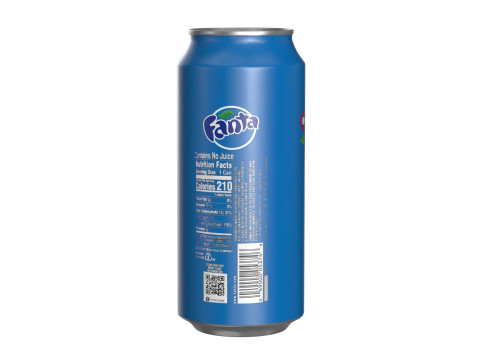Fanta Berry Drink Can 473ml 13 3D Model