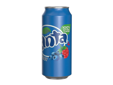 Fanta Berry Drink Can 473ml 13 3D Model
