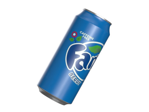 Fanta Berry Drink Can 473ml 13 3D Model