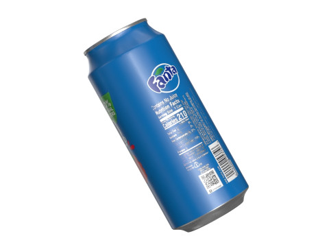 Fanta Berry Drink Can 473ml 13 3D Model