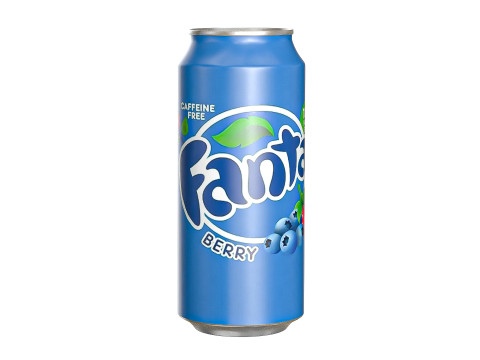 Fanta Berry Drink Can 473ml 13 3D Model