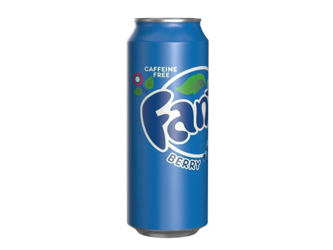 Fanta Berry Drink Can 500ml 14 3D Model