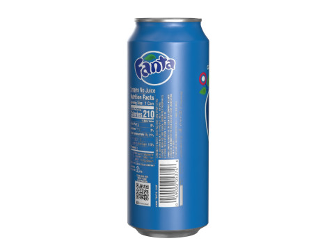 Fanta Berry Drink Can 500ml 14 3D Model