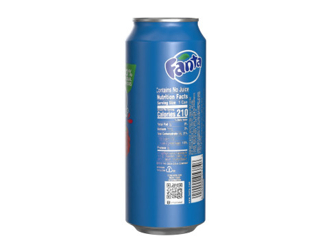 Fanta Berry Drink Can 500ml 14 3D Model