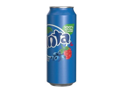 Fanta Berry Drink Can 500ml 14 3D Model