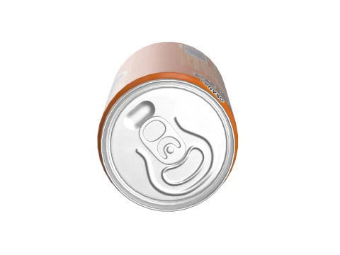 Fanta Drink Can Slim 190ml 01 3D Model
