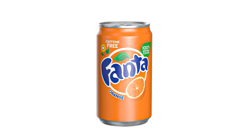 Fanta Drink Can Sleek 200ml 03 Modelo 3D .c4d .max .obj .3ds .fbx .stl .blend 