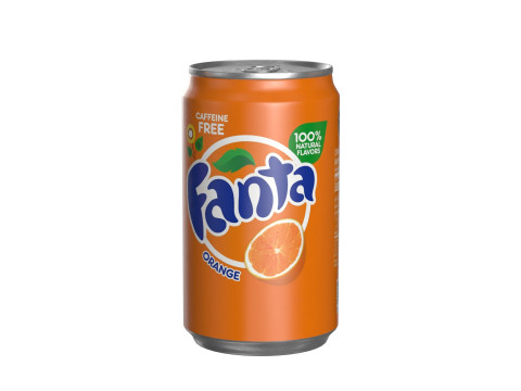 Fanta Drink Can Sleek 200ml 03 Modelo 3D