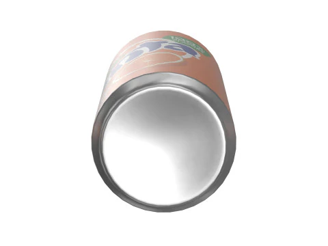 Fanta Drink Can Sleek 250ml 04 3D Model