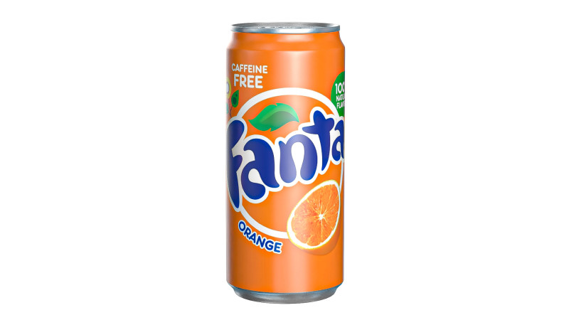 Fanta Drink Can Sleek 270ml 05 3D 모델 .c4d .max .obj .3ds .fbx .stl .blend 