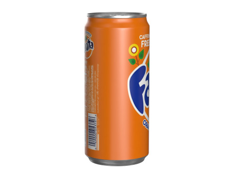 Fanta Drink Can Sleek 270ml 05 3D 모델