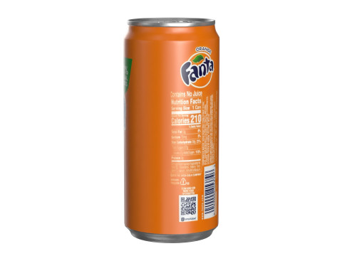 Fanta Drink Can Sleek 270ml 05 3D 모델