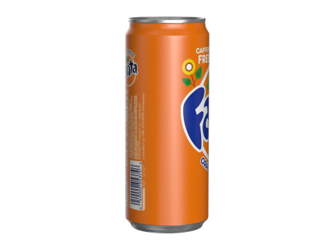 Fanta Drink Can Sleek 310ml 06 3D Model