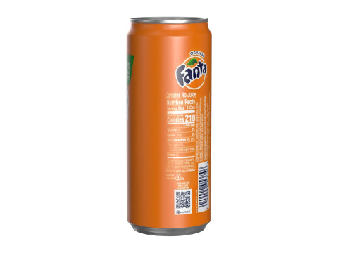 Fanta Drink Can Sleek 310ml 06 3D Model