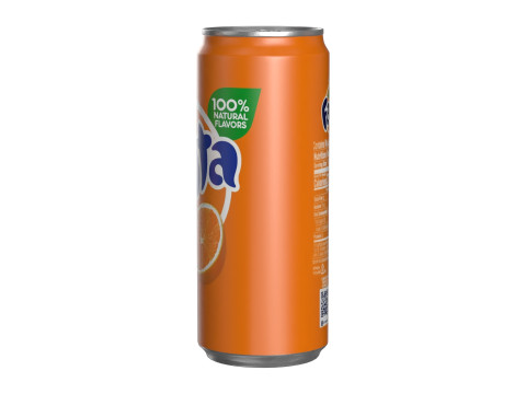 Fanta Drink Can Sleek 310ml 06 3D Model