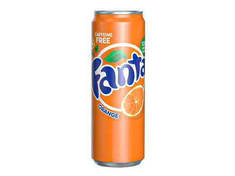 Fanta Drink Can Sleek 355ml 08 3D Model