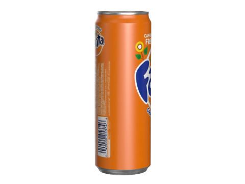 Fanta Drink Can Sleek 355ml 08 3Dモデル