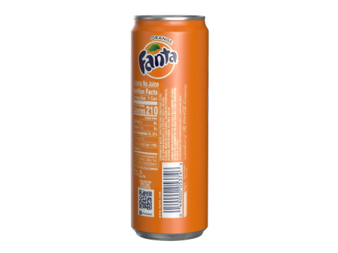 Fanta Drink Can Sleek 355ml 08 3Dモデル