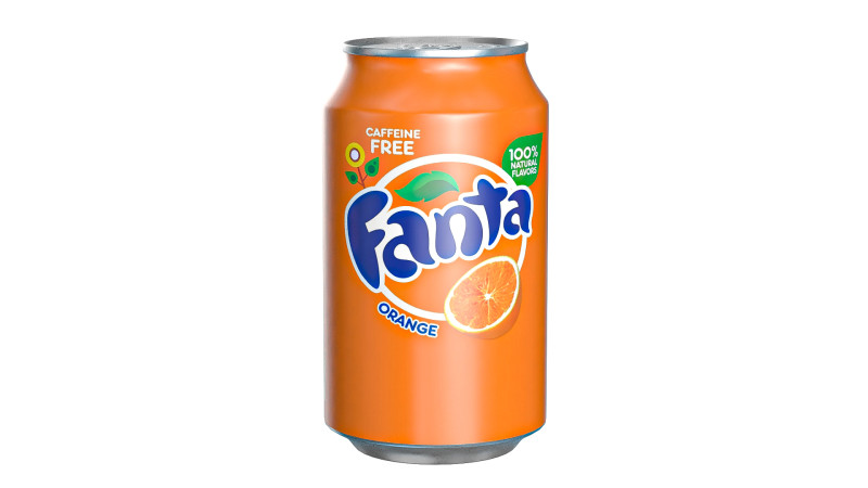 Fanta Drink Can 330ml 10 Model 3D .c4d .max .obj .3ds .fbx .stl .blend 