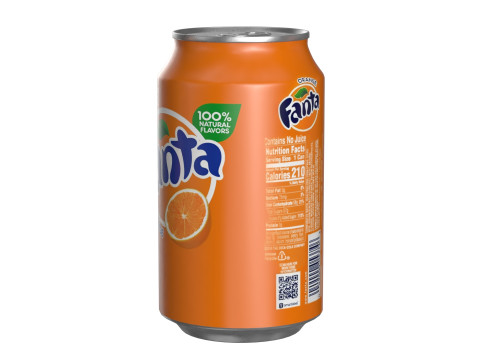 Fanta Drink Can 330ml 10 Model 3D