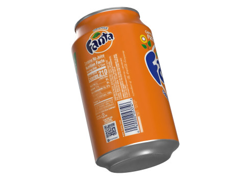 Fanta Drink Can 330ml 10 Model 3D