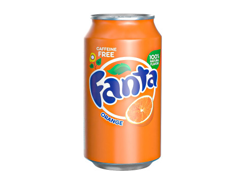 Fanta Drink Can 355ml 11 3D Model
