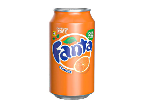 Fanta Drankblikje 355ml 11 3D Model