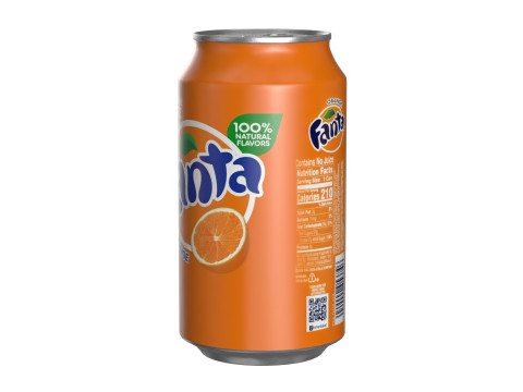 Fanta Drink Can 355ml 11 3D Model