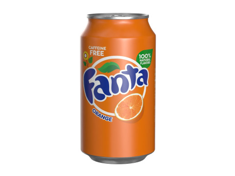 Fanta Drink Can 355ml 11 3D Model