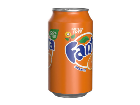 Fanta Drink Can 355ml 11 3D Model