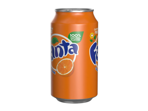 Fanta Drink Can 355ml 11 3D Model