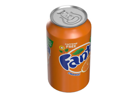 Fanta Drink Can 355ml 11 3D Model
