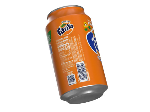 Fanta Drink Can 355ml 11 3D Model