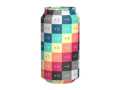 Fanta Drink Can 355ml 11 3D Model
