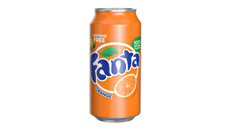 Fanta Drink Can 375ml 12 3D Model .c4d .max .obj .3ds .fbx .stl .blend 