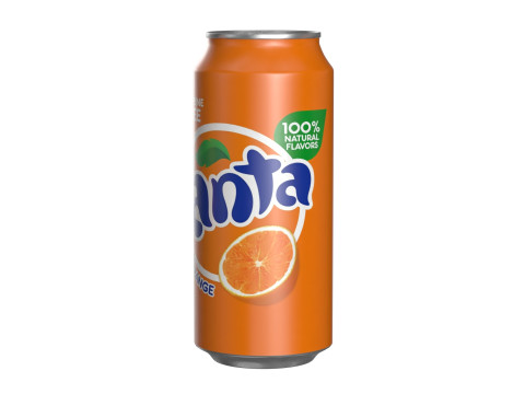 Fanta Drink Can 473ml 13 Modèle 3D